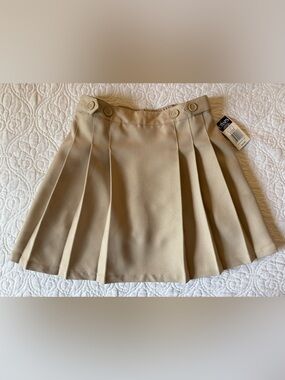 Chaps Girls Khaki Skort Approved Schoolwear